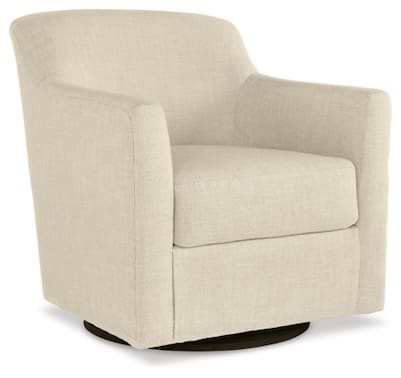 Bradney Swivel Accent Chair (Linen)